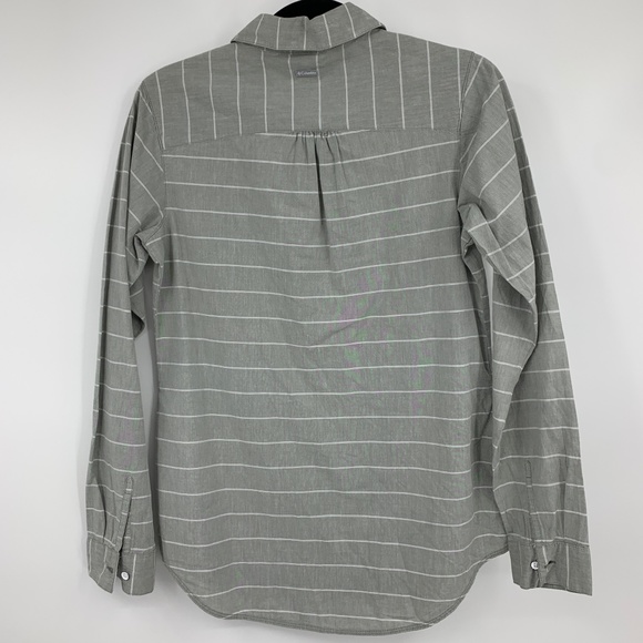 Columbia womens top XS shirt blouse stripes casual - Picture 2 of 8
